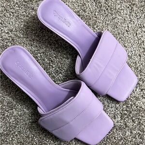 Elegant Lavender Mules by Open Edit
